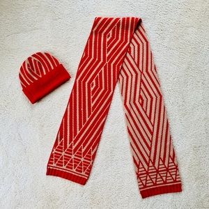 J. Crew Merino Wool Hat and Scarf Set